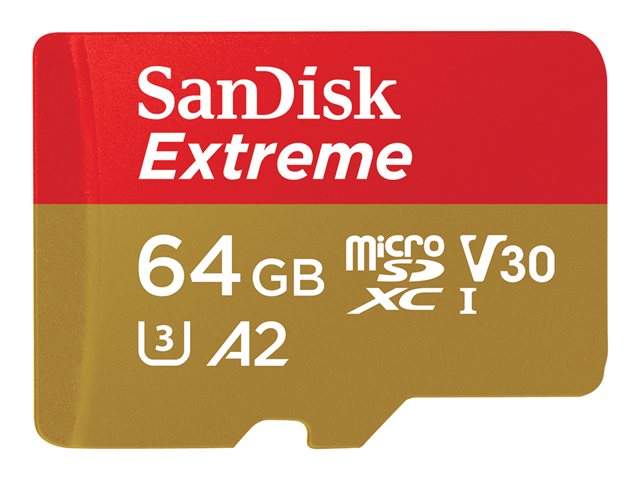 64Gb Extreme Usd 170/80Mb/S,C10 Uhs U3 V30 A2