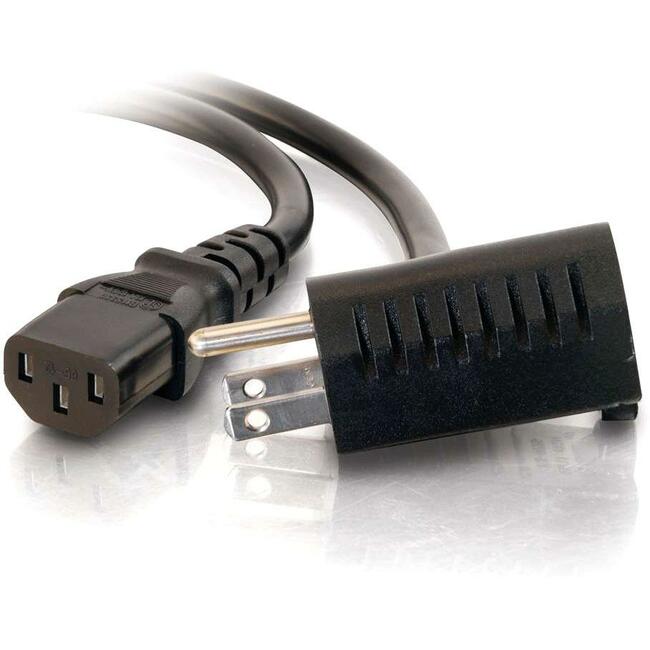6Ft 16 Awg Universal Power Cord With Extra Outlet