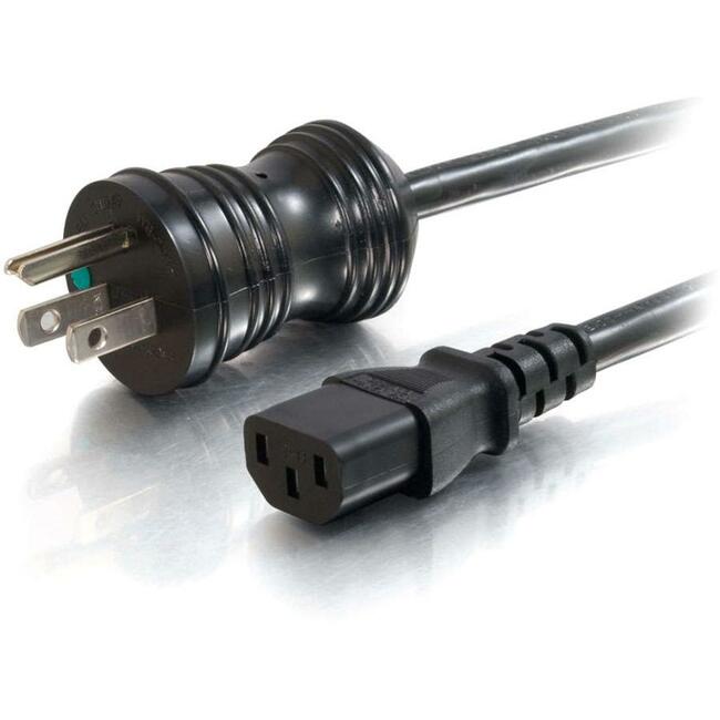 6Ft 16Awg Hsptl Pwr Cbl, 5-15P-C13 Bk