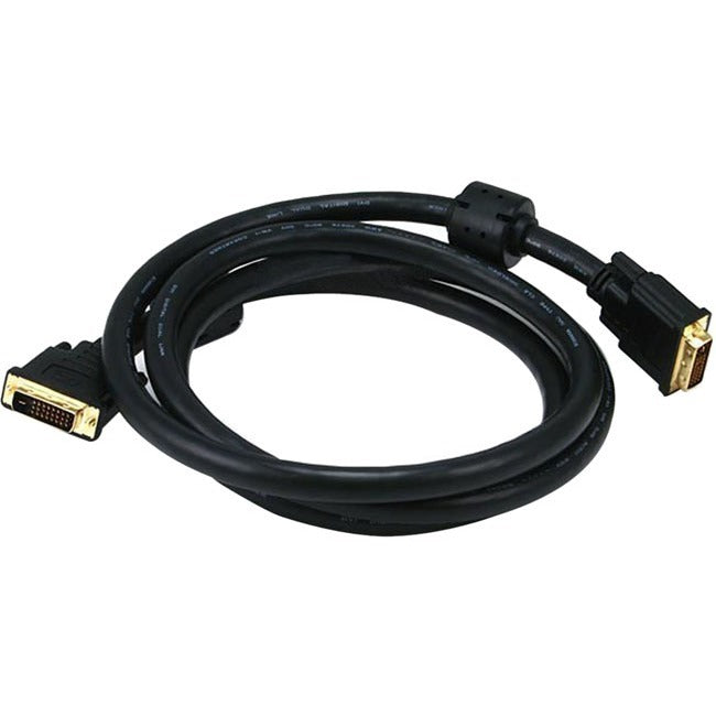 6Ft 24Awg Cl2 Dual Link Dvi-D Cable - Black