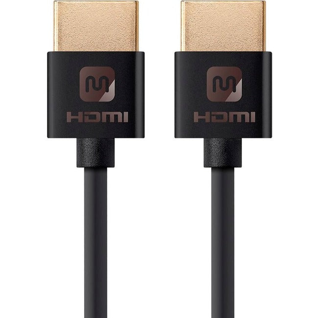 6Ft Slim High Speed Hdmi Black