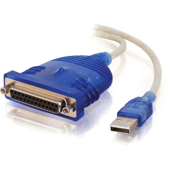 6Ft Usb To Db25 Ieee-1284 Parallel Printer Adapter Cable