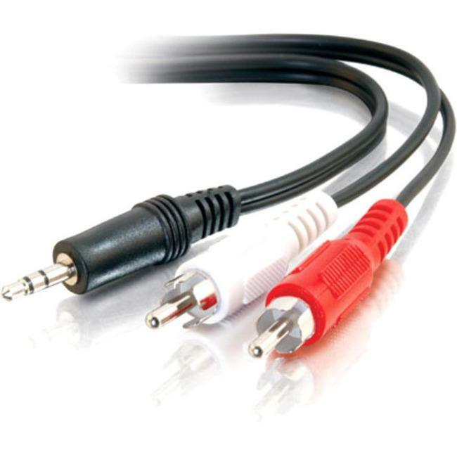 6Ft Value Series&Trade; One 3.5Mm Stereo Male To Two Rca Stereo Male Y-Cable