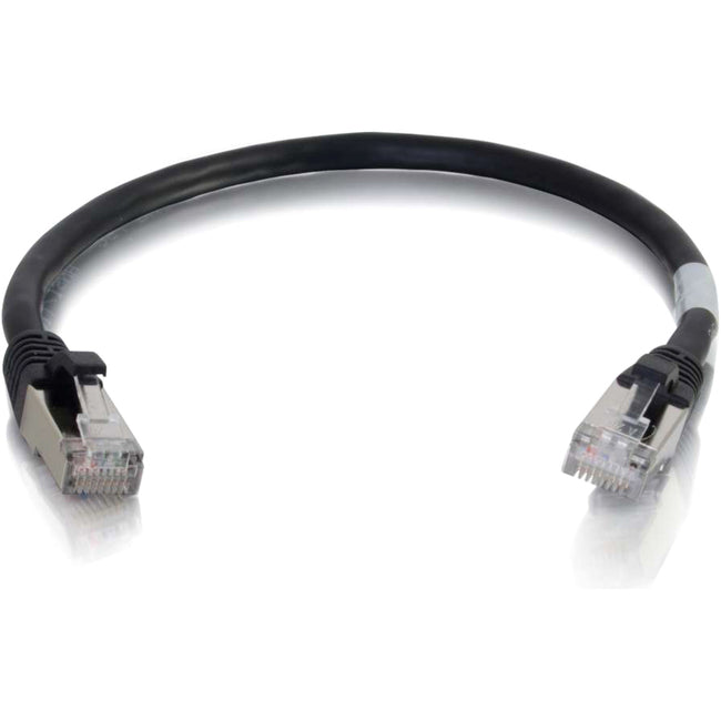 6In Cat6A Snagless Shielded (Stp) Network Patch Cable - Black