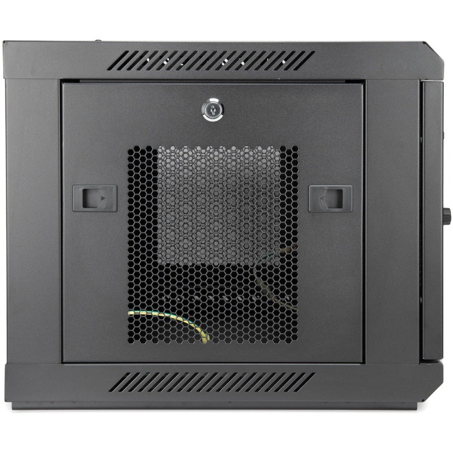 6U Wall Mount Rack Cabinet - 200lb Vented Server Enclosure | Tecisoft Y10E004-B1