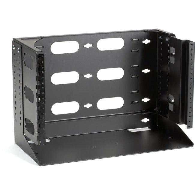 6U Wall Mount Server Rack - Network Cabinet with Tapped Rails | Black Box RM095A-R2