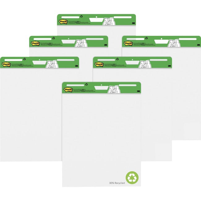6pk Easel Pad White 25 In X 30 In (6 pads/case)
