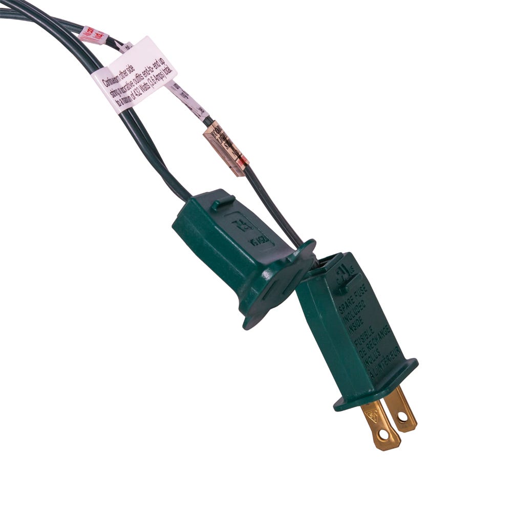 7-Light Silver Glitter Diamond Bubble Light Set