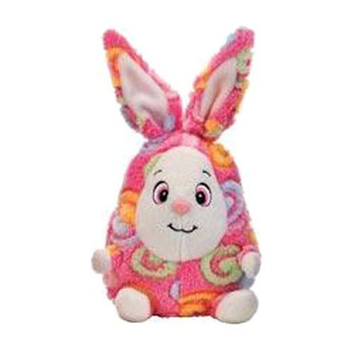 7 inch Swirl Plush Bunnies - Pink