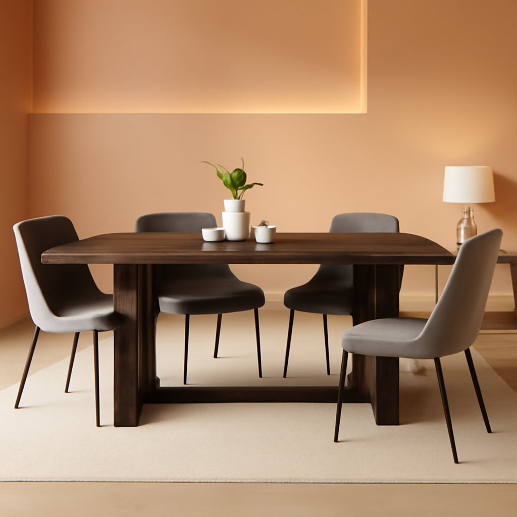 70.8 Inch Farmhouse Dining Table For 6 To 8 People