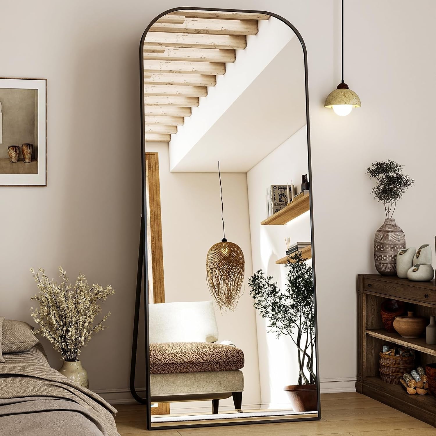 71x28 Full Length Mirror With Stand For Home Decor