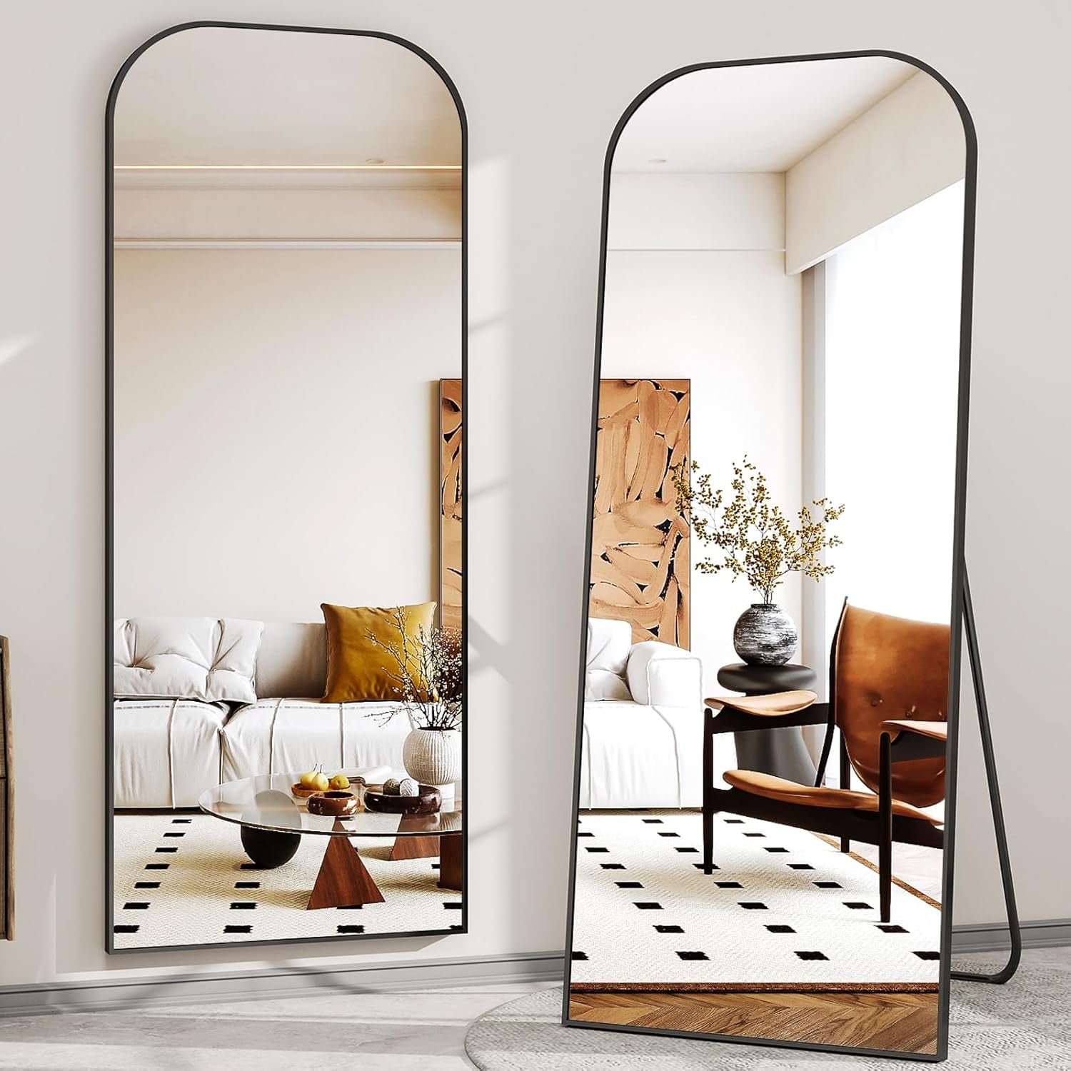 71x28 Full Length Mirror With Stand For Home Decor