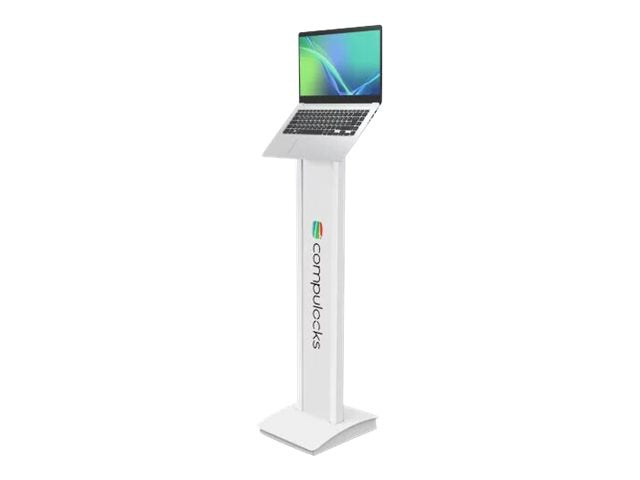 Compulocks Universal Invisible Mount Brandable Floor Stand White