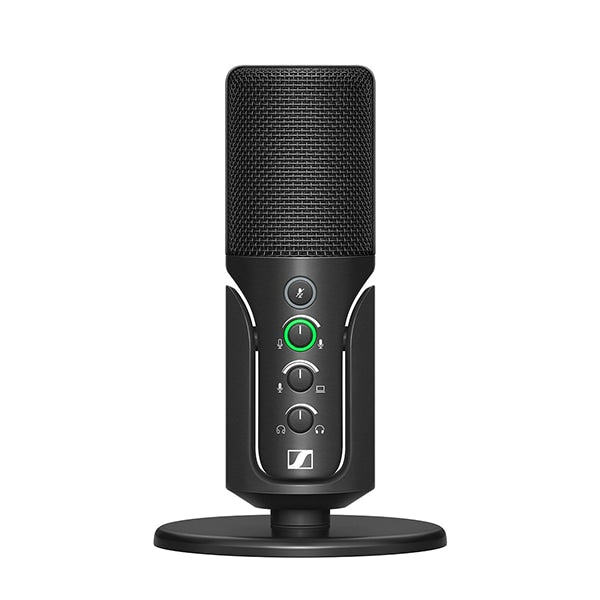 PROFILE USB MICROPHONE WITH TABLE STAND. INCLUDES (1) PROFILE USB MICROPHONE, (1