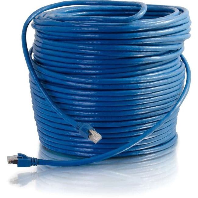 75Ft Cat6 Snagless Solid Shielded Network Patch Cable - Blue