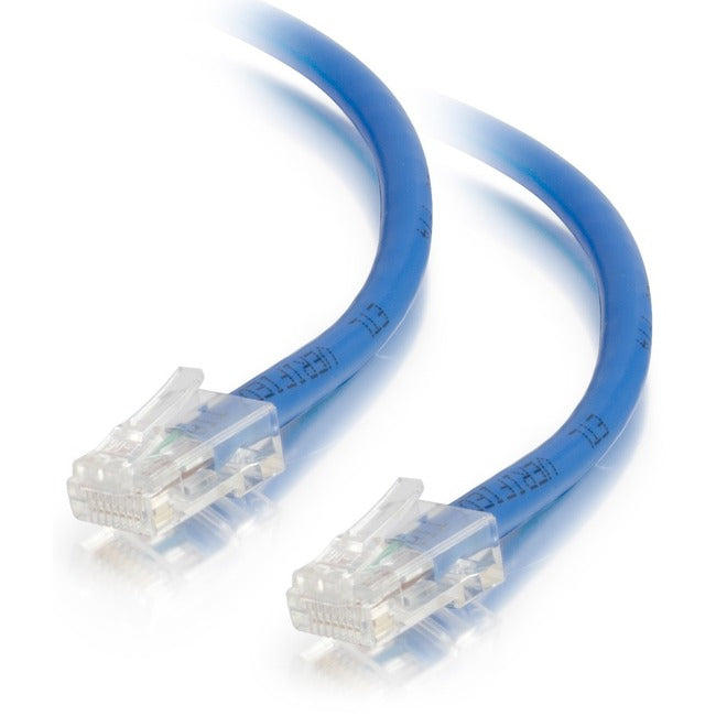 7Ft Cat5E Non-Booted Unshielded (Utp) Ethernet Network Patch Cable - Blue