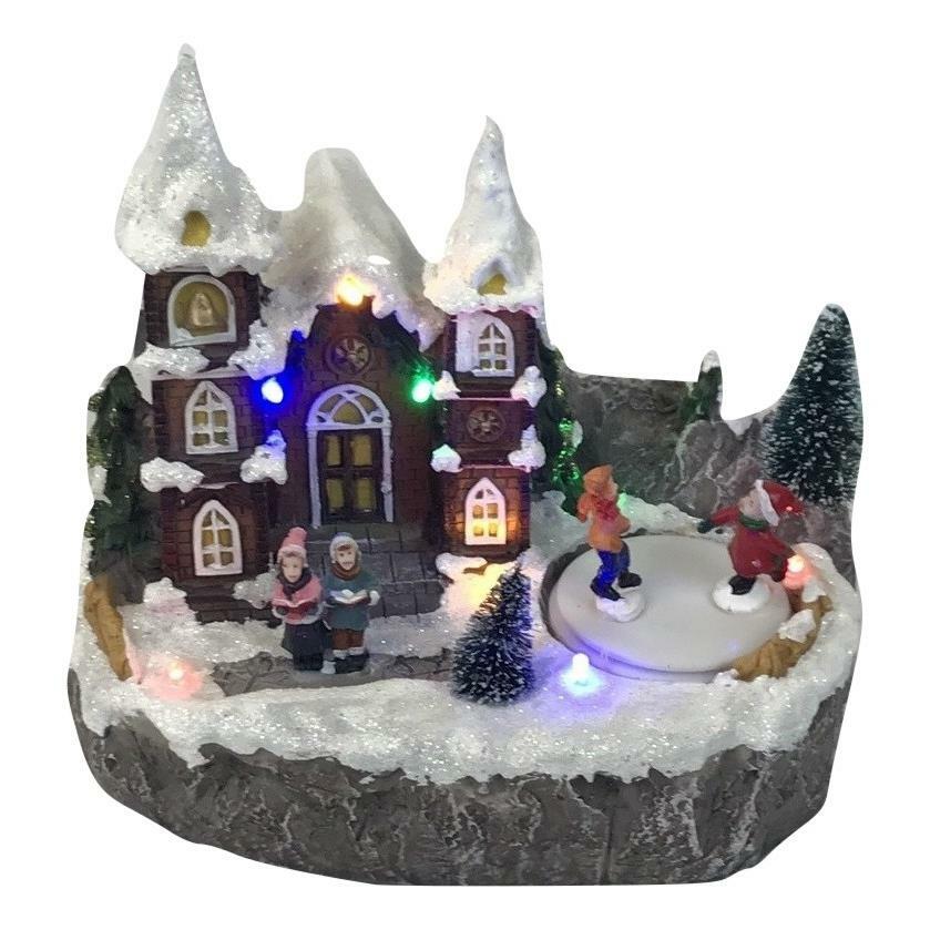8 Inch long LED Holiday Village -