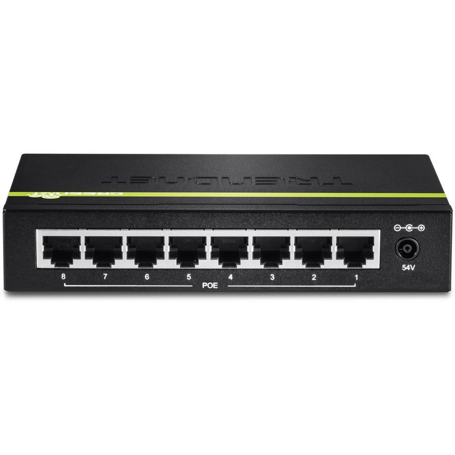 8-Port Gigabit GREENnet PoE+ Switch - TRENDnet TPE-TG80g