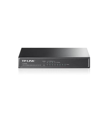 8-port 10/100M PoE Switch, 4 PoE ports