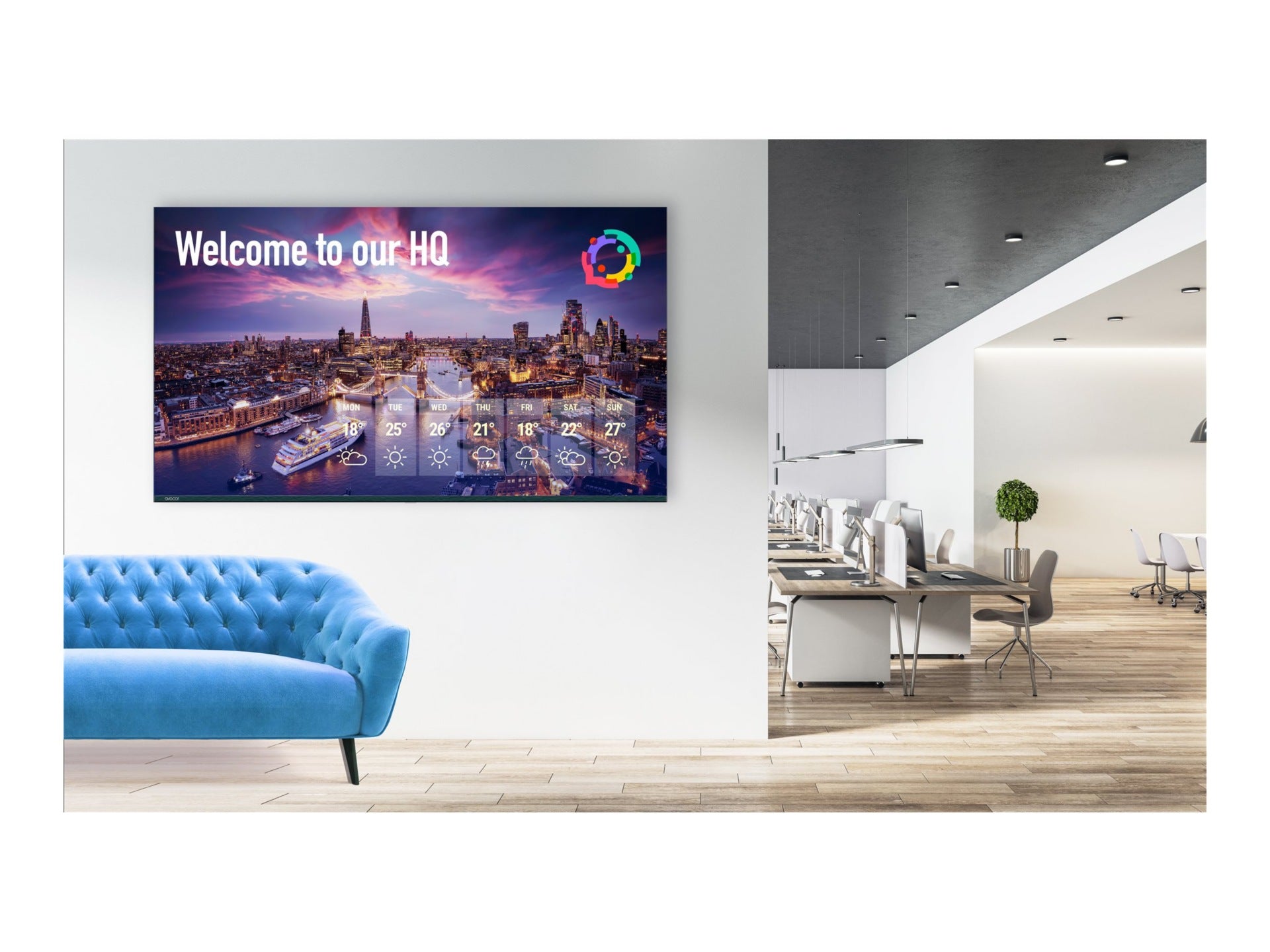 Avocor AVK-8510 85" 4K UHD QLED Commercial Display