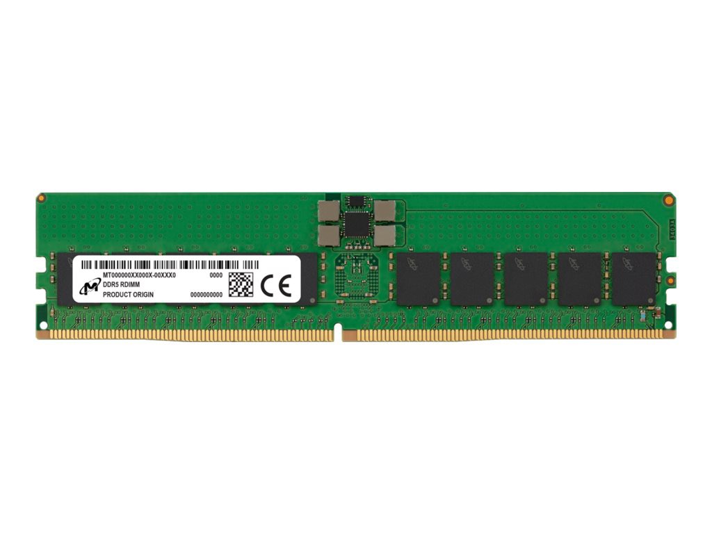 Micron DDR5 RDIMM 32GB 1Rx4 6400 CL52