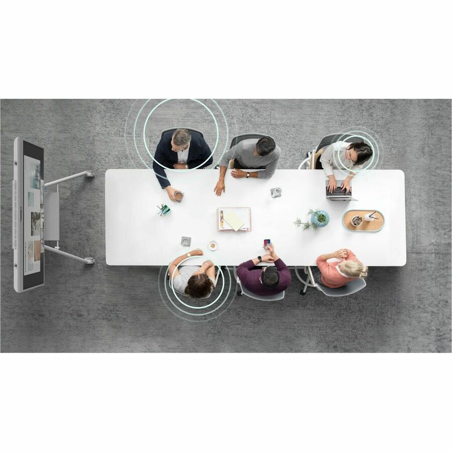 Logitech Rally Board 65 Bundle (RB65 White + Cart White)