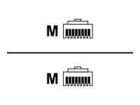 8IN CAT6 COP PATCH CORD OFF WHT CM LSZH