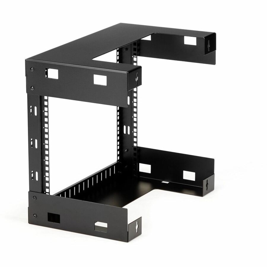 8U Wall Mount Rack - Open Frame Network Equipment Cabinet | StarTech.com RK812WALLO