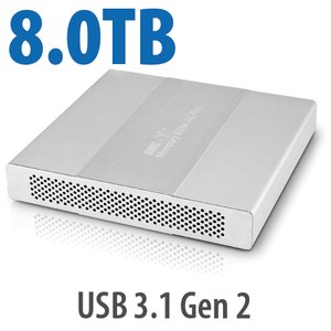 8.0TB OWC Mercury Elite Pro Dual mini Portable, Bus-Powered High-Performance USB-C