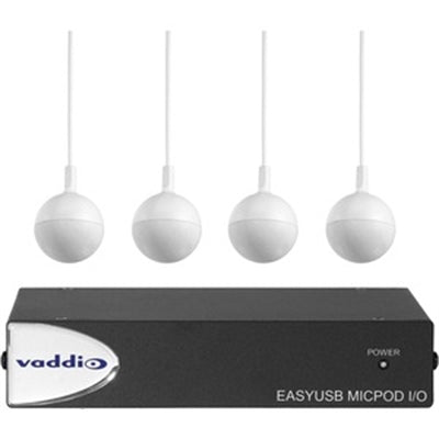 Vaddio EasyUSB MicPOD I/O with Four CeilingMICs