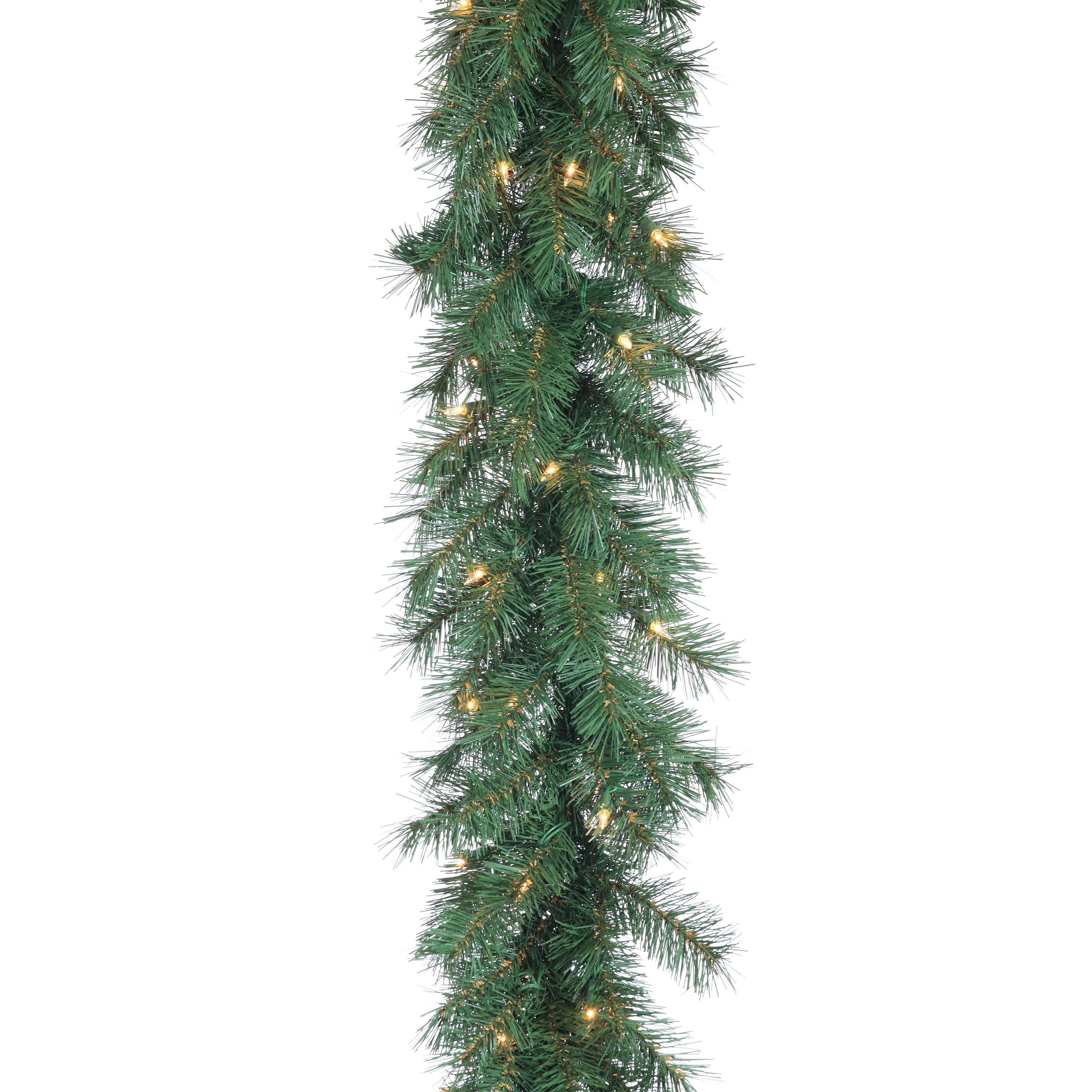 9'x10" Aspen Spruce Garland - Clear Lights