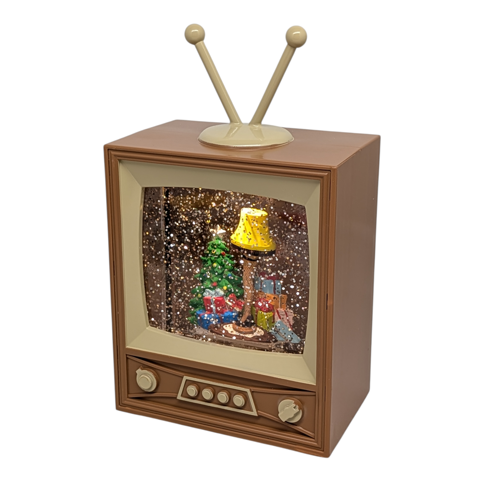 A Christmas Story LED Musical Television Waterglobe - 8.5 Inch