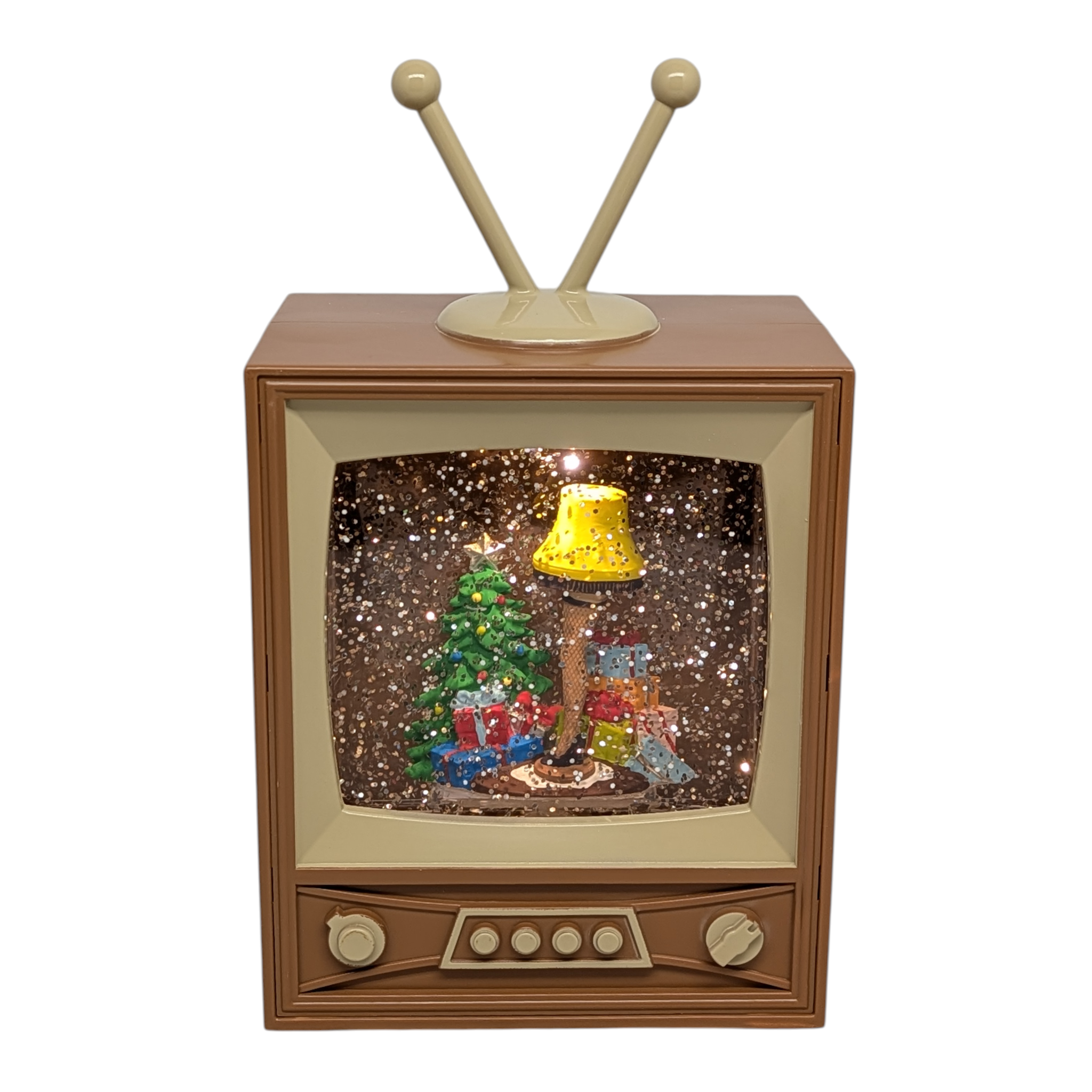 A Christmas Story LED Musical Television Waterglobe - 8.5 Inch