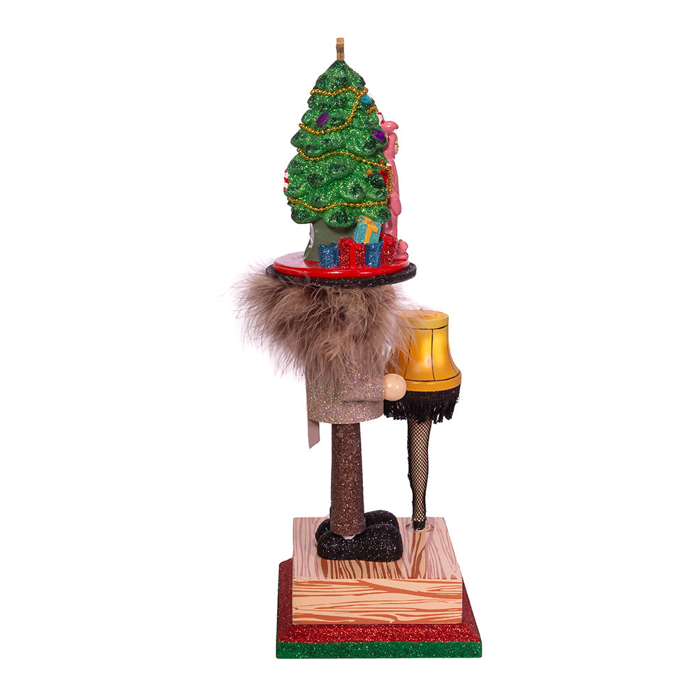 A Christmas Story Nutcracker with Lighted Leg Lamp - 15 Inch