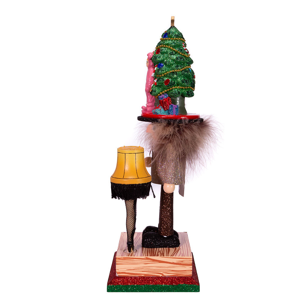 A Christmas Story Nutcracker with Lighted Leg Lamp - 15 Inch