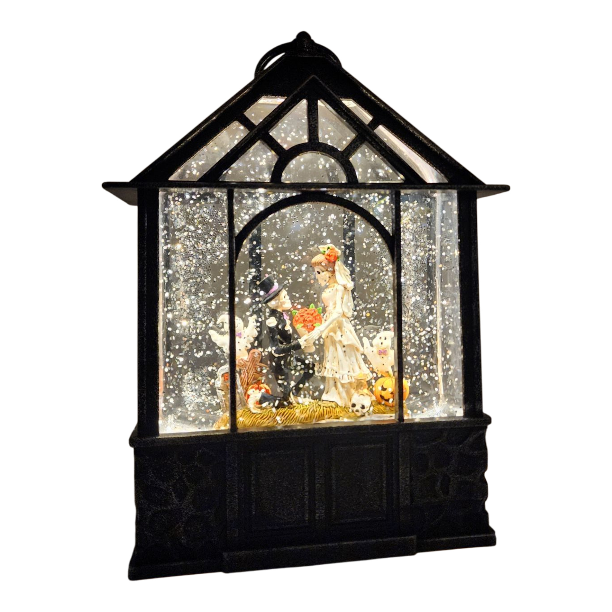 A Gruesome Proposal Lighted Waterglobe Lantern