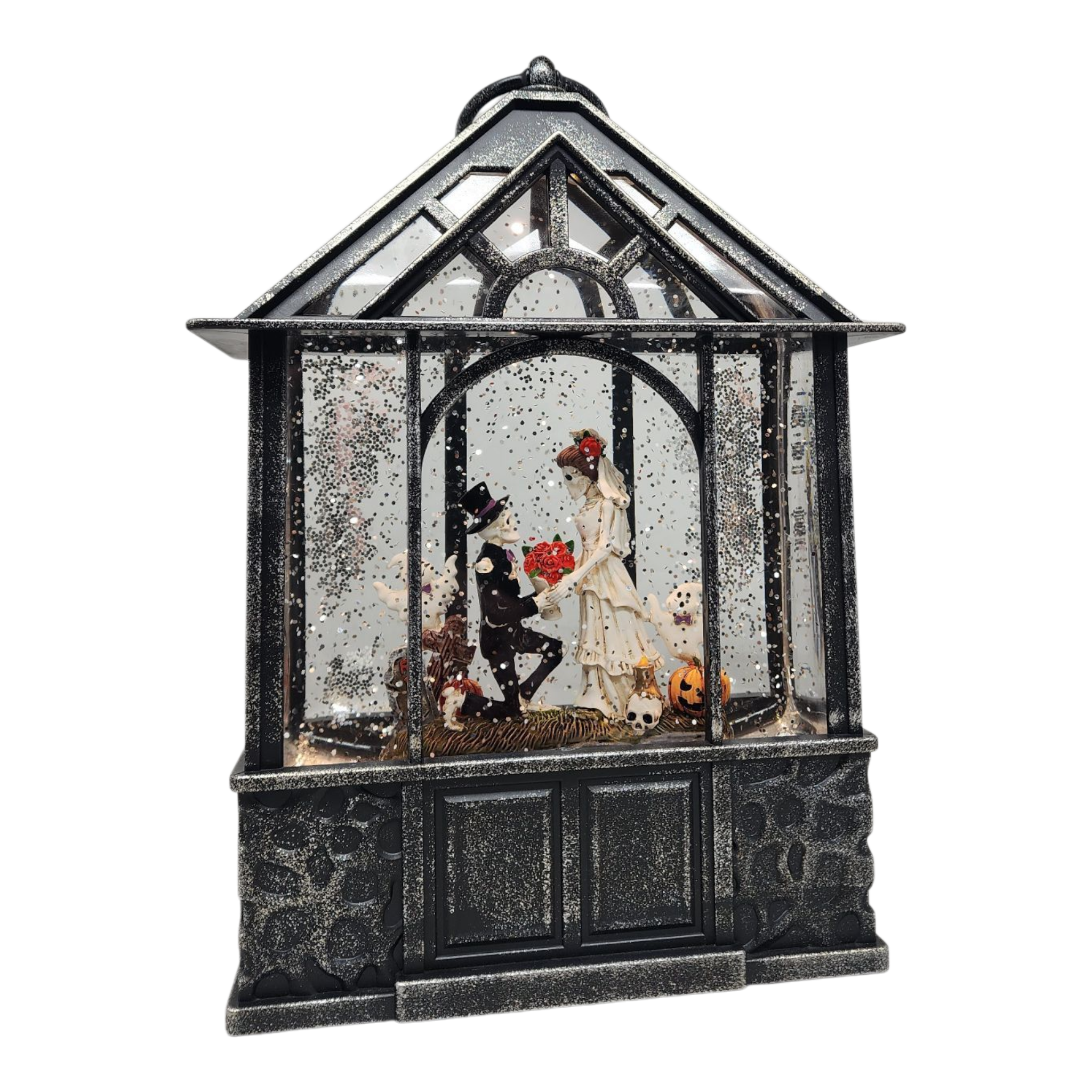 A Gruesome Proposal Lighted Waterglobe Lantern