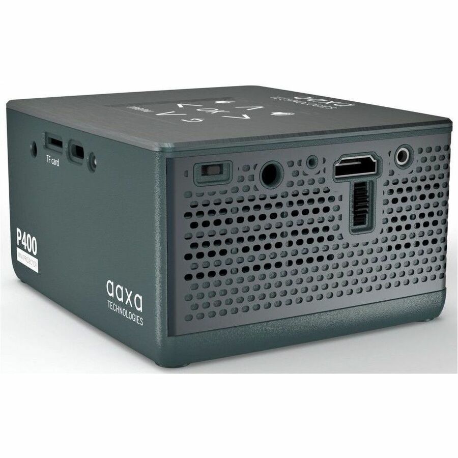 AAXA Technologies P400+ Short Throw LED Projector - 16:9 - Space Gray - 1920 x 1080 - Fron