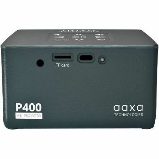 AAXA Technologies P400+ Short Throw LED Projector - 16:9 - Space Gray - 1920 x 1080 - Fron