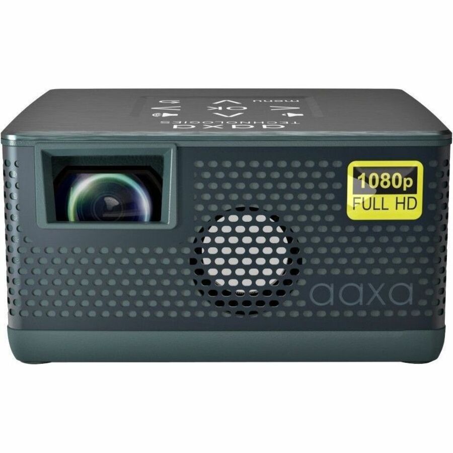 AAXA Technologies P400+ Short Throw LED Projector - 16:9 - Space Gray - 1920 x 1080 - Fron