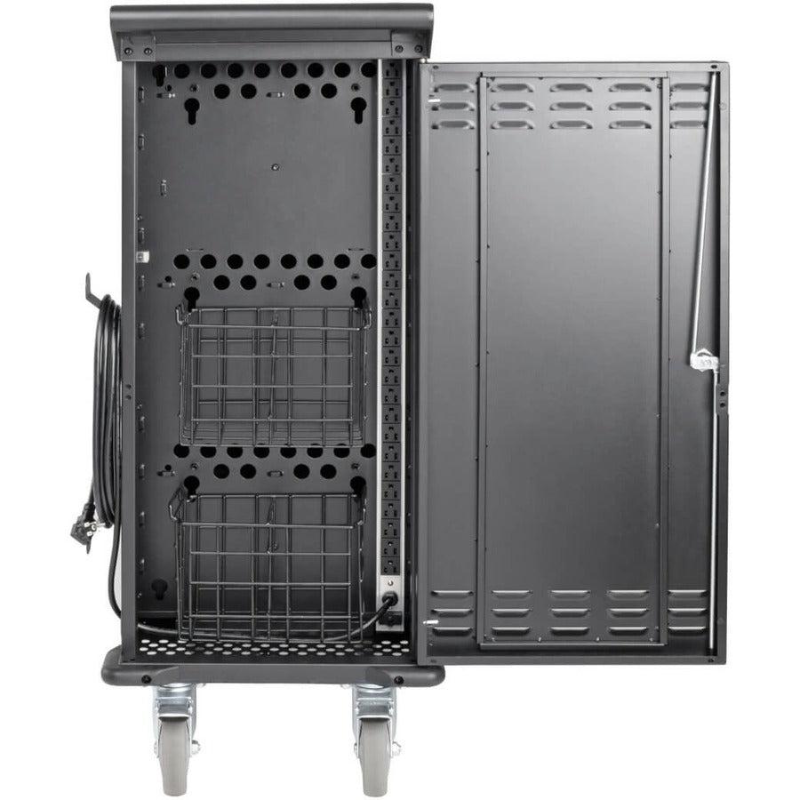 AC Charging Cart for 21 Devices - Laptops & Chromebooks | Tripp Lite by Eaton CSC21AC