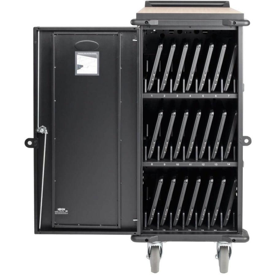 AC Charging Cart for 21 Devices - Laptops & Chromebooks | Tripp Lite by Eaton CSC21AC