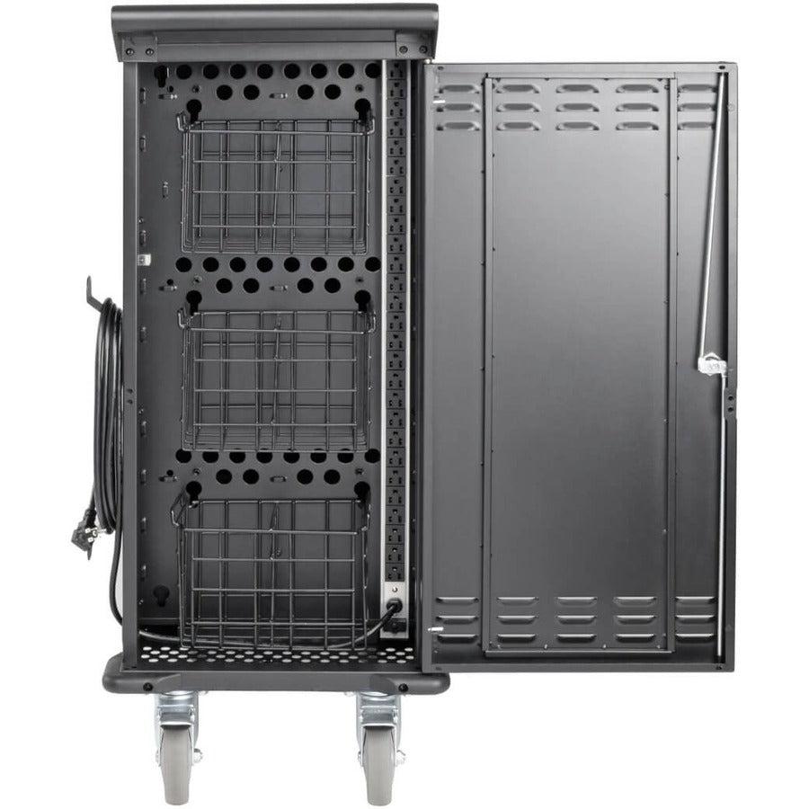 AC Charging Cart for 21 Devices - Laptops & Chromebooks | Tripp Lite by Eaton CSC21AC