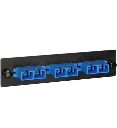 ADAPTER PANEL- 3 DUPLEX SC- 6F- BLUE- SM ICC-ICFOPS26BK