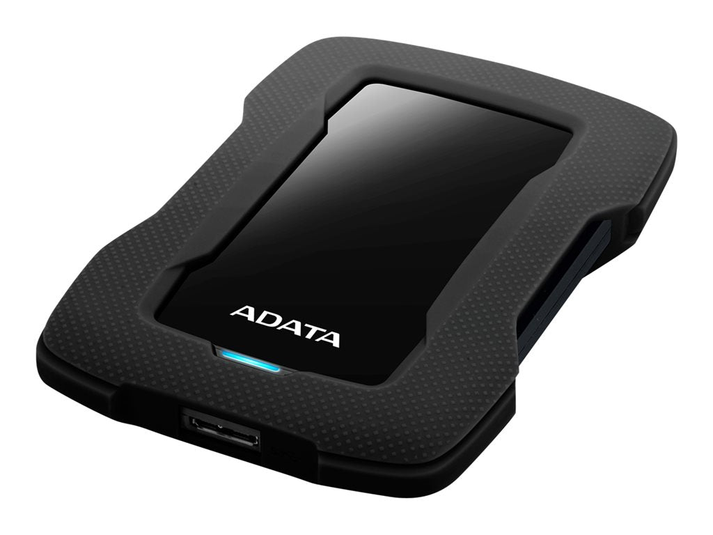 ADATA HD330 - Hard drive - 1 TB - external (portable) - USB 3.1 - 256-bit AES - black