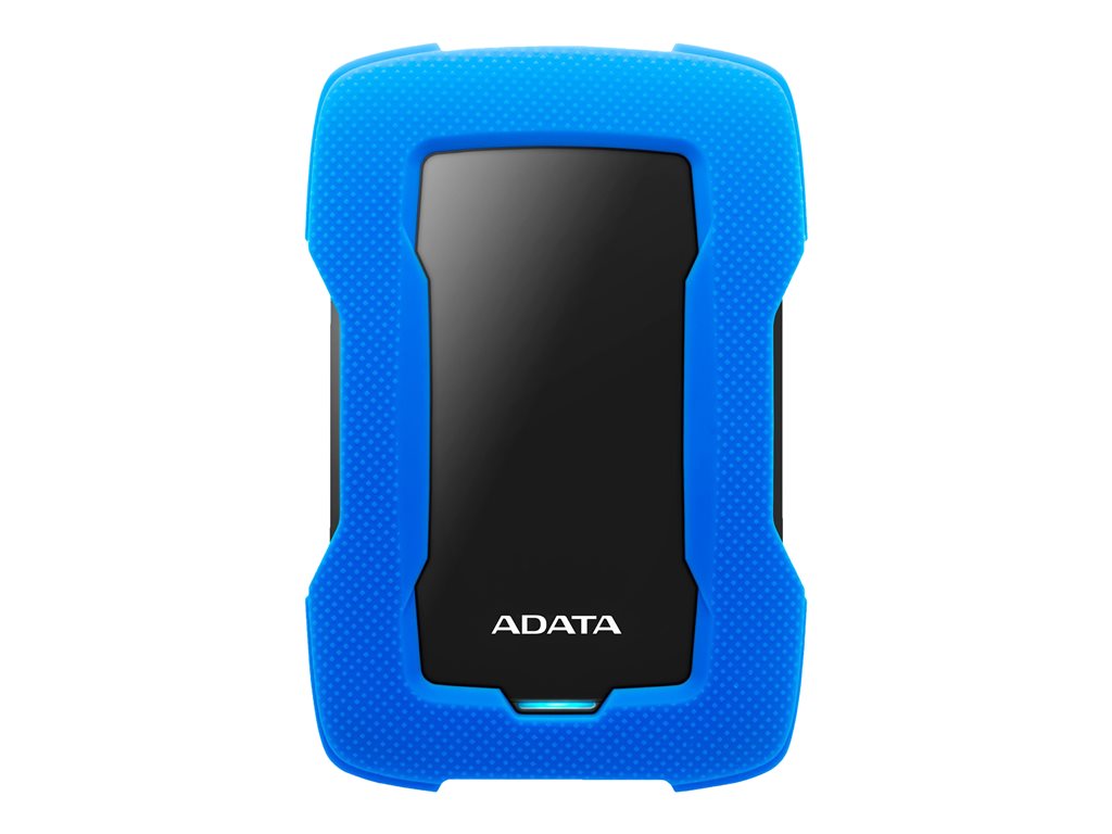 ADATA HD330 - Hard drive - 2 TB - external (portable) - USB 3.1 - 256-bit AES - blue