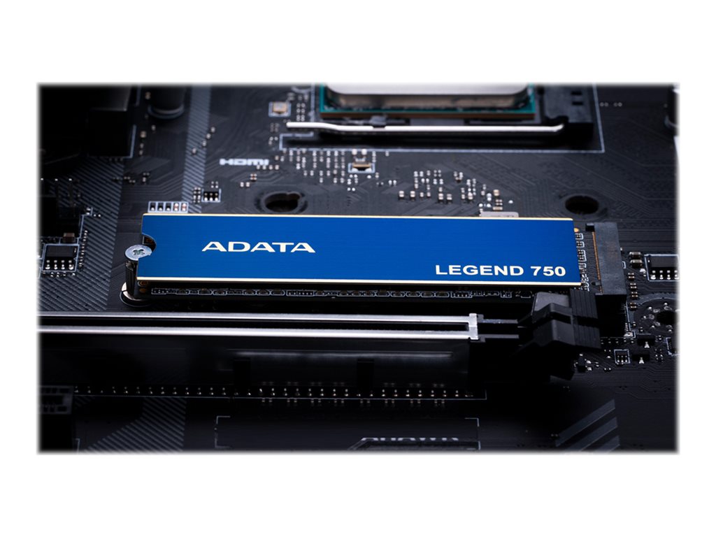 ADATA Legend 750 - SSD - 1 TB - internal - M.2 2280 - PCIe 3.0 x4 (NVMe) - 256-bit AES
