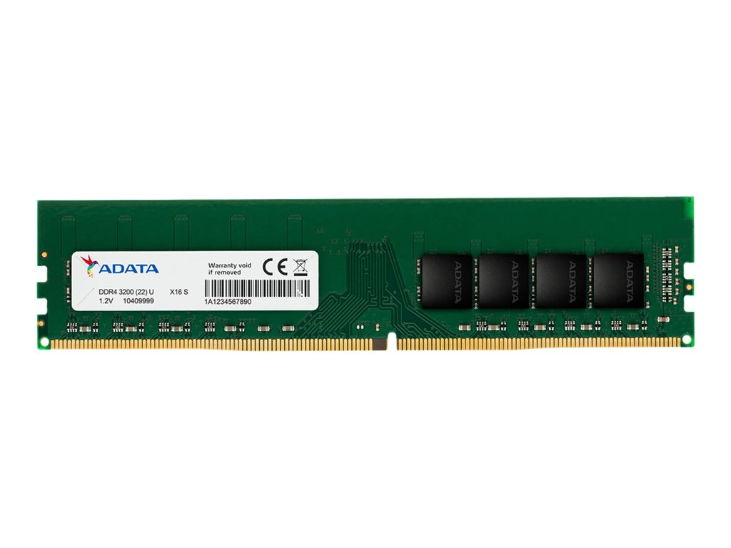 ADATA Premier Series - DDR4 - kit - 8 GB: 2 x 4 GB - DIMM 288-pin - 3200 MHz / PC4-25600 - 1.2 V - unbuffered - non-ECC