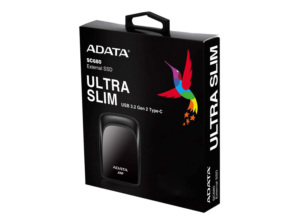 ADATA SC680 - SSD - 240 GB - external (portable) - USB 3.2 Gen 2 - black