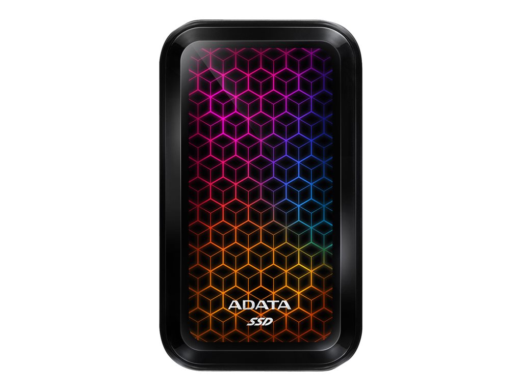 ADATA SE770G - SSD - 512 GB - external (portable) - USB 3.2 Gen 2 (USB-C connector) - black